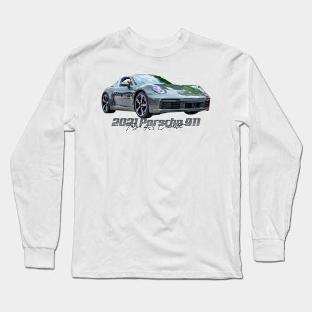 2021 Porsche 911 Targa 4S Coupe Long Sleeve T-Shirt by Gestalt Imagery